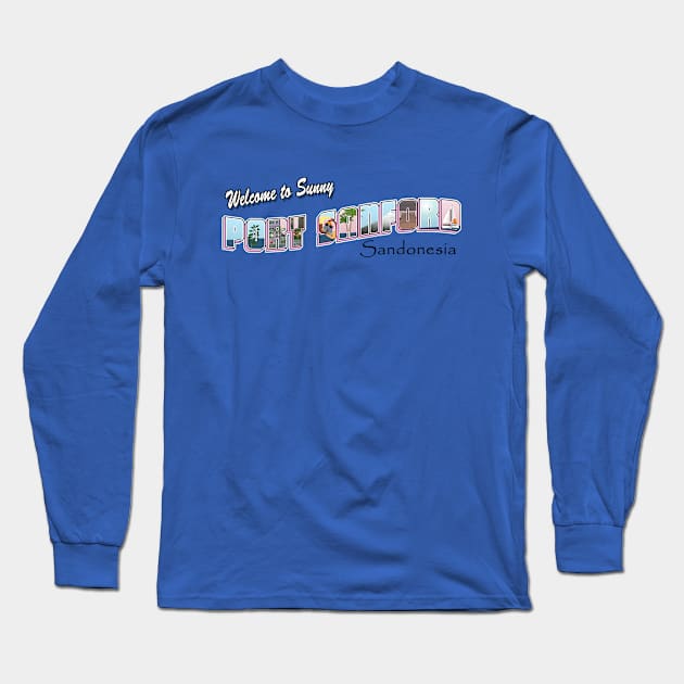 Port Sanford Tourist Shirt Long Sleeve T-Shirt by tyrone_22